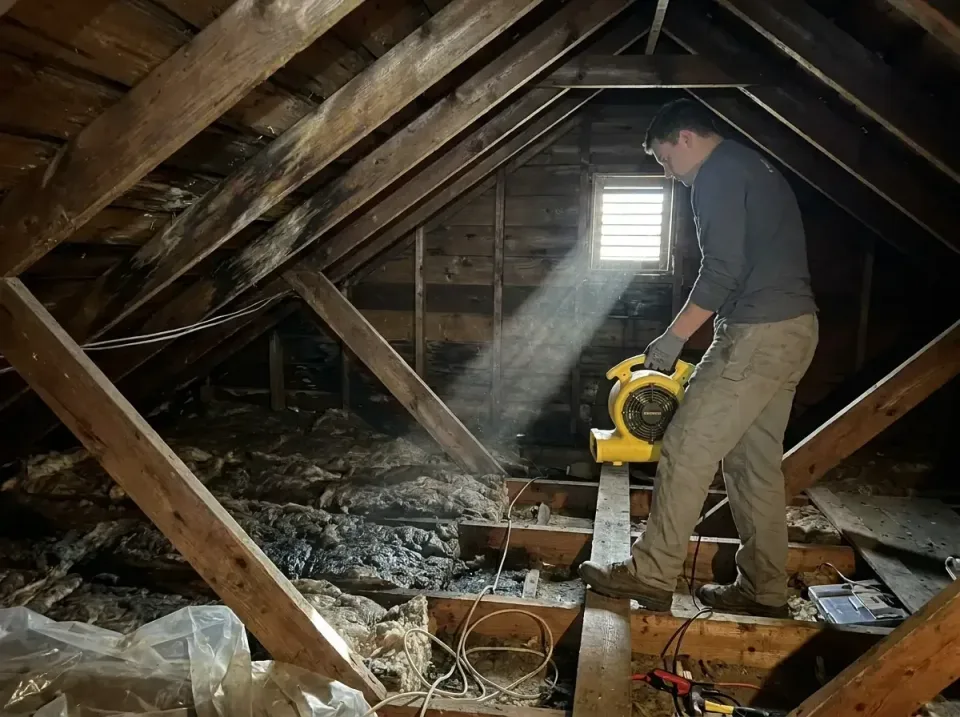 attic-water-damage-drying-proc-007 — frequently asked questions, Emergency Water Extraction & 24/7 Flood Response in New Cor…